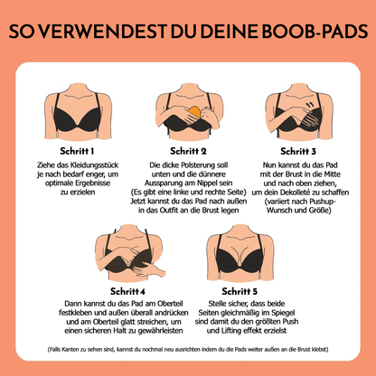 Boob-Pads + 2 Cups größer